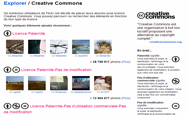 Creative commons Flickr