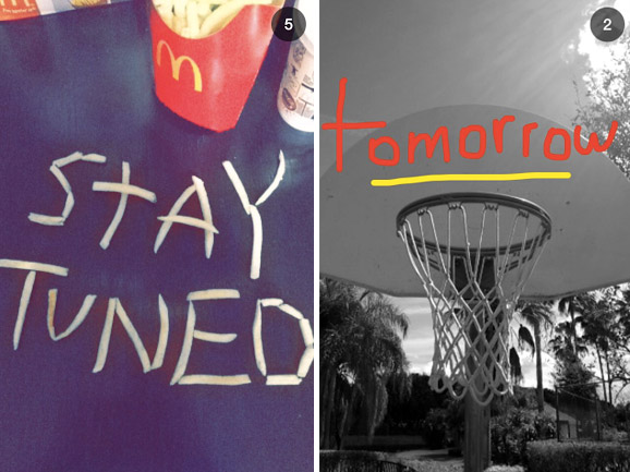 Campagne Mcdo Snapchat