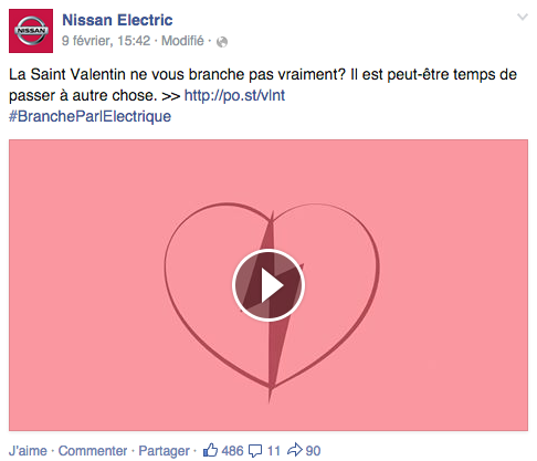 Post Saint Valentin Nissan Electric