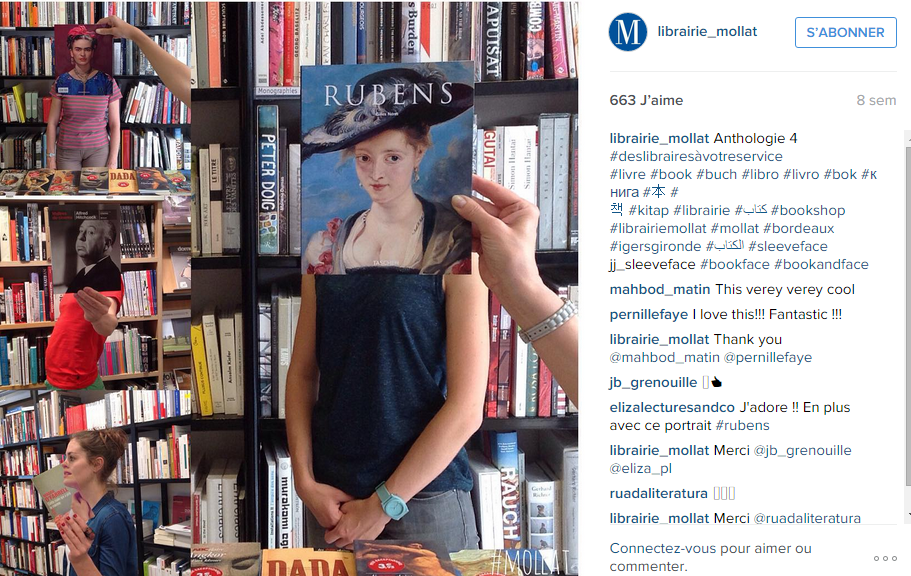 librairie instagram