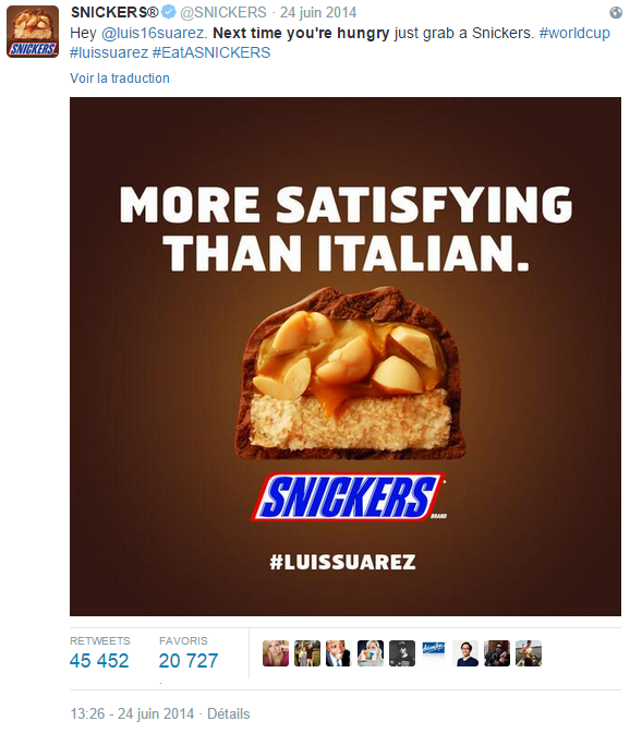 Snickers Luis Suarez